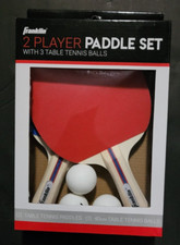 Franklin Ping Pong Paddles 2 Player Table Tennis Set Paddle Kit Sports