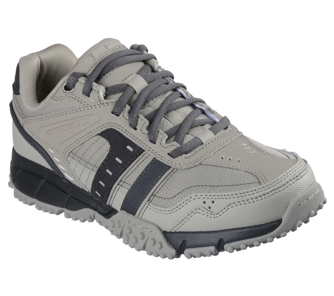 Skechers Men Shoe Sport Trail Walk Comfort Memory Foam Casual Hike Coffee 237735