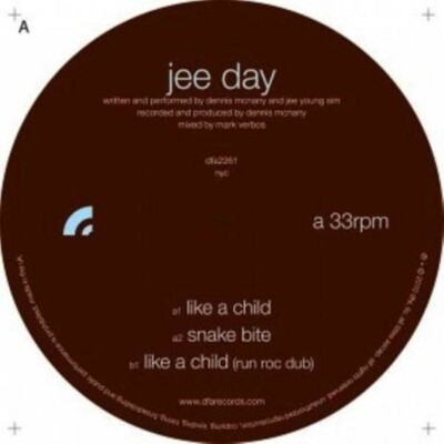 Jee Day Like A Child Vinyl Single 12inch NEW OVP DFA