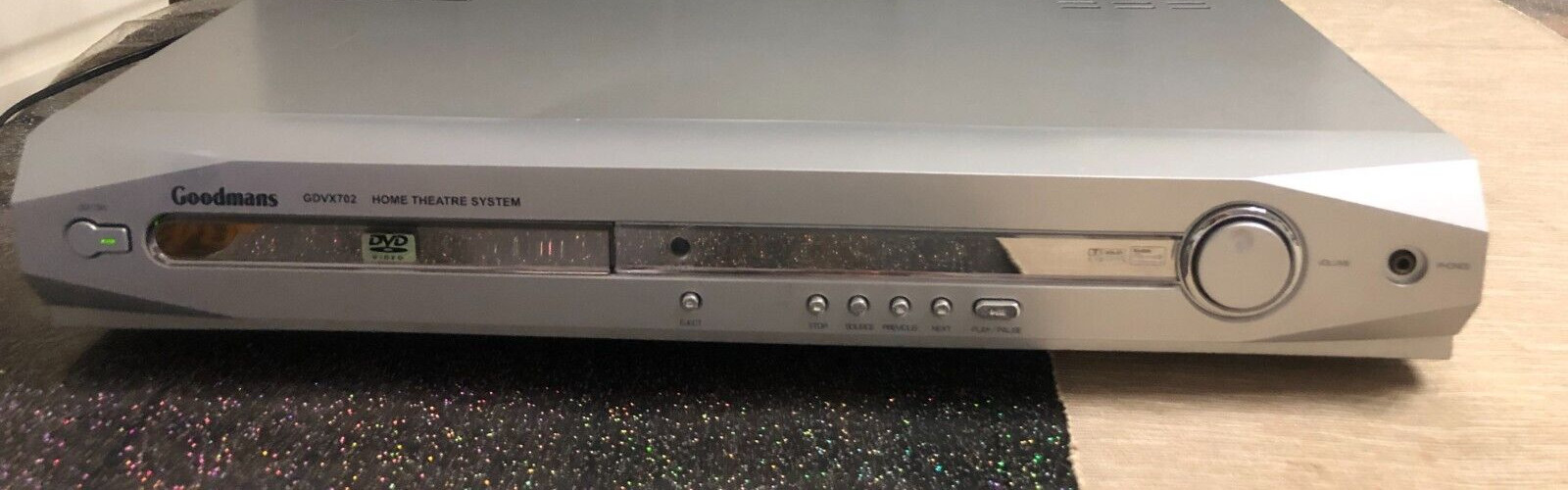 GOODMANS GDVX702 SISTEMA HOME THEATRE THEATER 5.1 TUNER AM FM AUX
