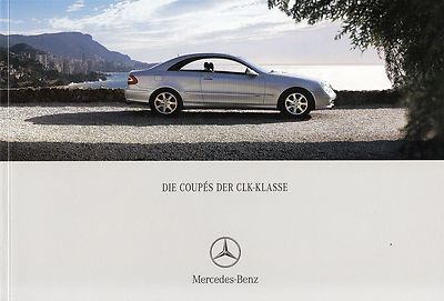 MERCEDES CLK COUPE C209 55 AMG 500 320 240 200 Prospekt Brochure 2003 28