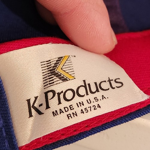 Fresno State Agriculture K Products Vintage Hat Made In USA Blue Red Strapback - Picture 9 of 9