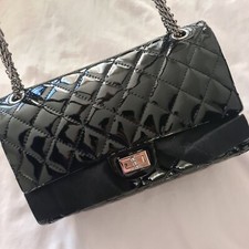 100 authentic Chanel Patent Leather classic Reissue Medium Double Flap Bag