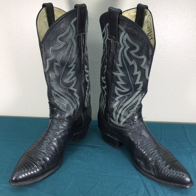 justin iguana lizard boots