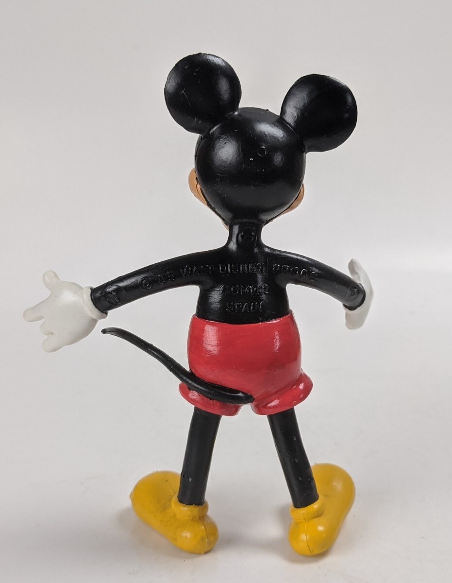 Vintage 1985 Bully Mickey & Minnie Mouse Walt Disney Bendy Figure