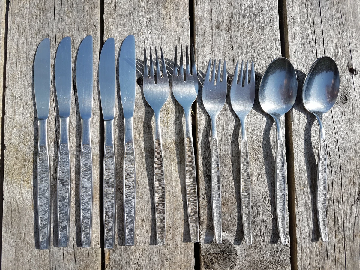 Vintage S.Y.C. Stainless Steel Cutlery 11 Pieces eBay