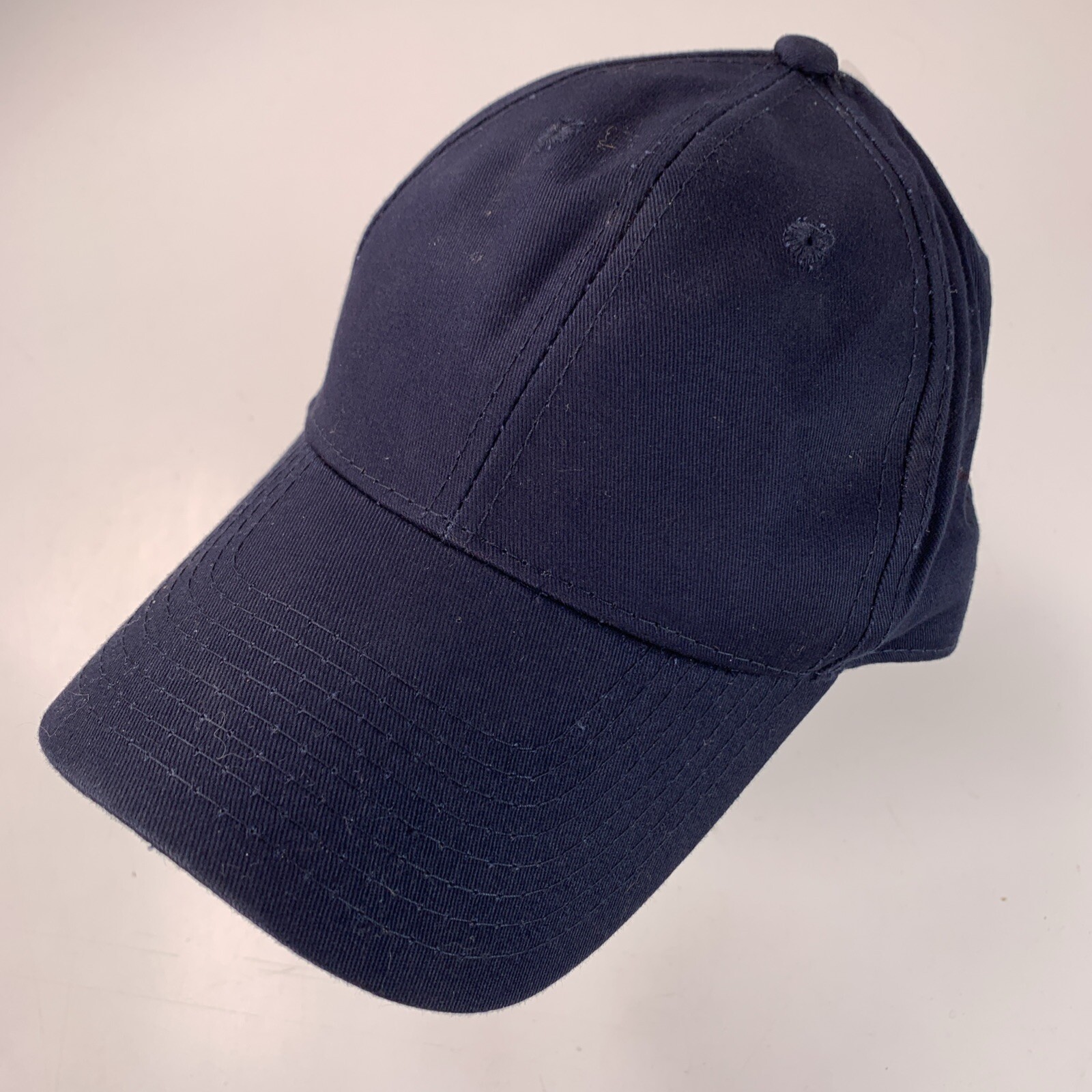 Unbranded Blank Solid Blue Ball Cap Adjustable Ba… - image 1