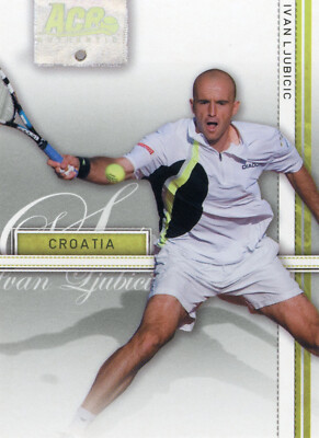 ACE AUTHENTIC 2007 STRAIGHT SETS IVAN LJUBIC #18 29/99 SILVER PARALLEL CARD