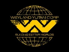 Brand New WEYLAND YUTANI CORPORATION TSHIRT Alien UFO Bladrunner SM-3XL