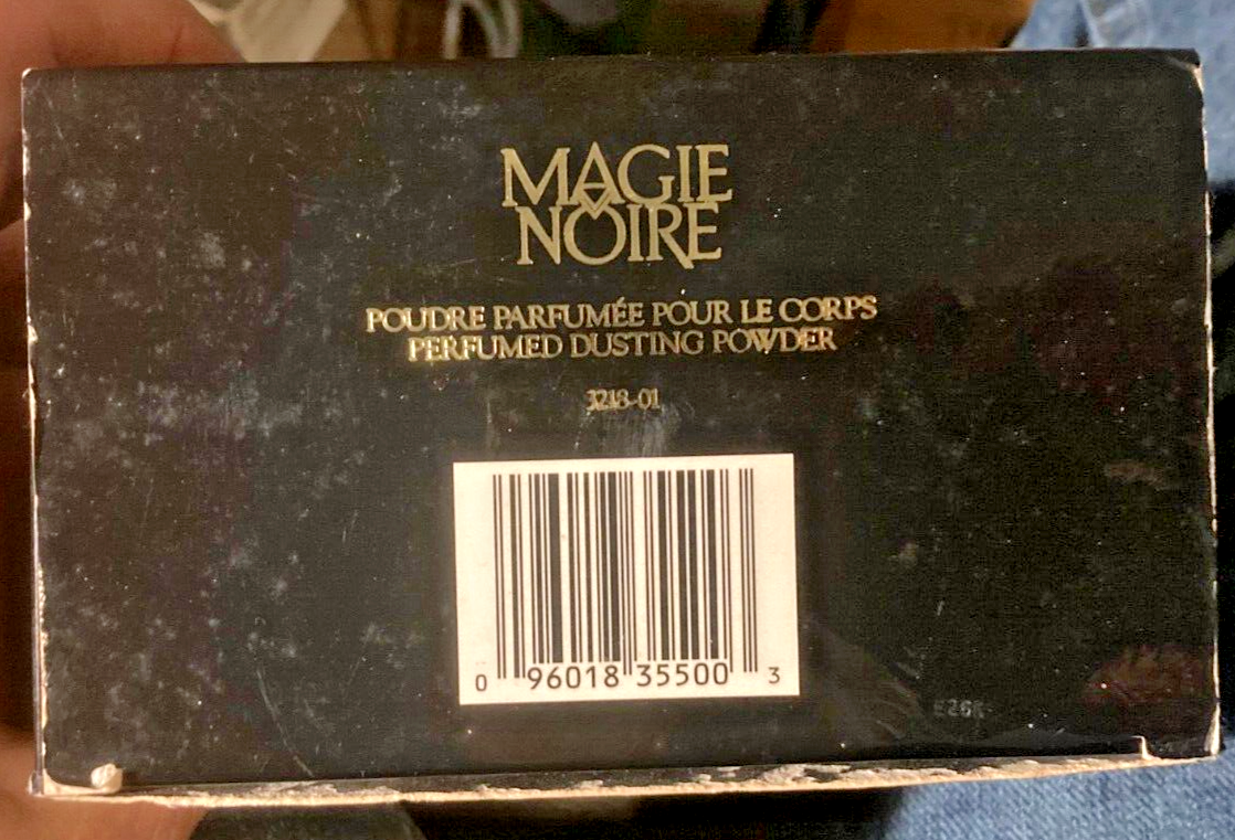 VINTAGE MAGIE NOIRE BY PERFUMED DUSTING POWDER HUGE 6 OZ 170g