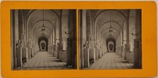 Versailles Galerie des Rois de France Photo Stereo Argentique c1900