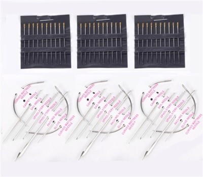 54x Nadel Nähen Reparatur Set Selbsteinfädelnd Teppich Segel Packhandschuh Polster
