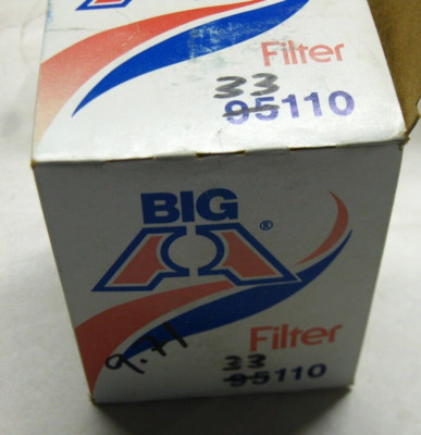 Big A 95110 Fuel Filter (Wix 33110)