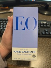 EO Organic Hand Sanitizer Spray: French Lavender, 2 Ounce 6 PACK