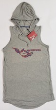 NEW Bluefin USA Tank Dress Women's Medium Mermaid Tiki Sleeveless Hoodie Beach