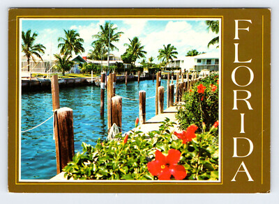 Waterfront Living West Palm Beach Florida Vintage Postcard BRY60