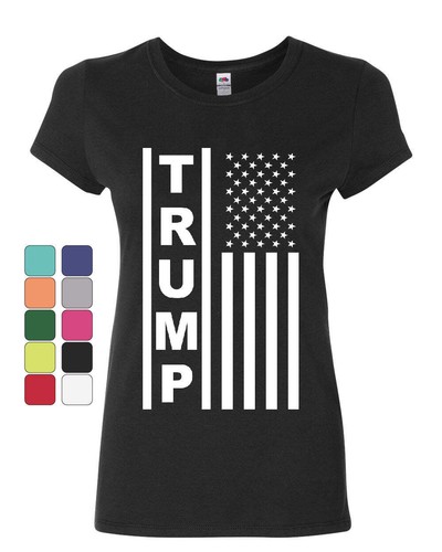 Trump Flag MAGA Republican Women's Tee American President MAGA Pence - 第 1/7 張圖片