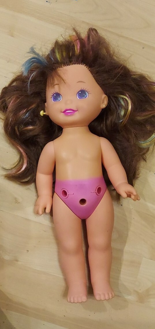 Vtg PENNI SECRETS Doll Mattel 1993 90's RARE BRUNETTE 13