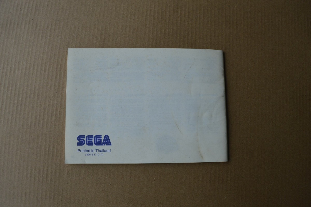 NOTICE SEULE ALEX KIDD IN MIRACLE WORLD abimée