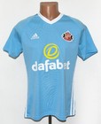 SUNDERLAND ENGLAND 2017/2018 AWAY FOOTBALL SHIRT ADIDAS SIZE S ADULT