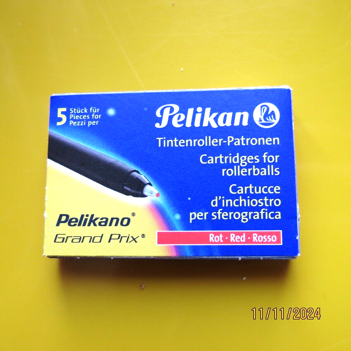 CALLIGRAFIA - 5 cartucce per stilo Pelikan Sferografica