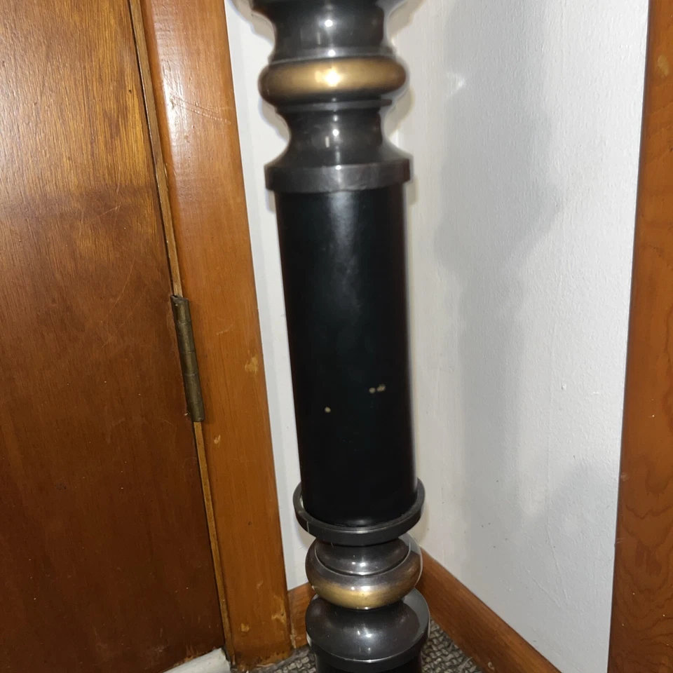 🕯Soporte para velas bronce negro estilo huracán ~ Soporte para candelabro 24 pulgadas de alto Foto 4 de 4