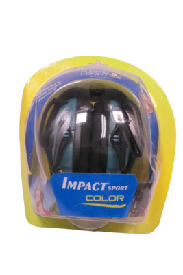 Howard Leight Impact Sport Sound Amplification Electronic Earmuff Teal R-02521