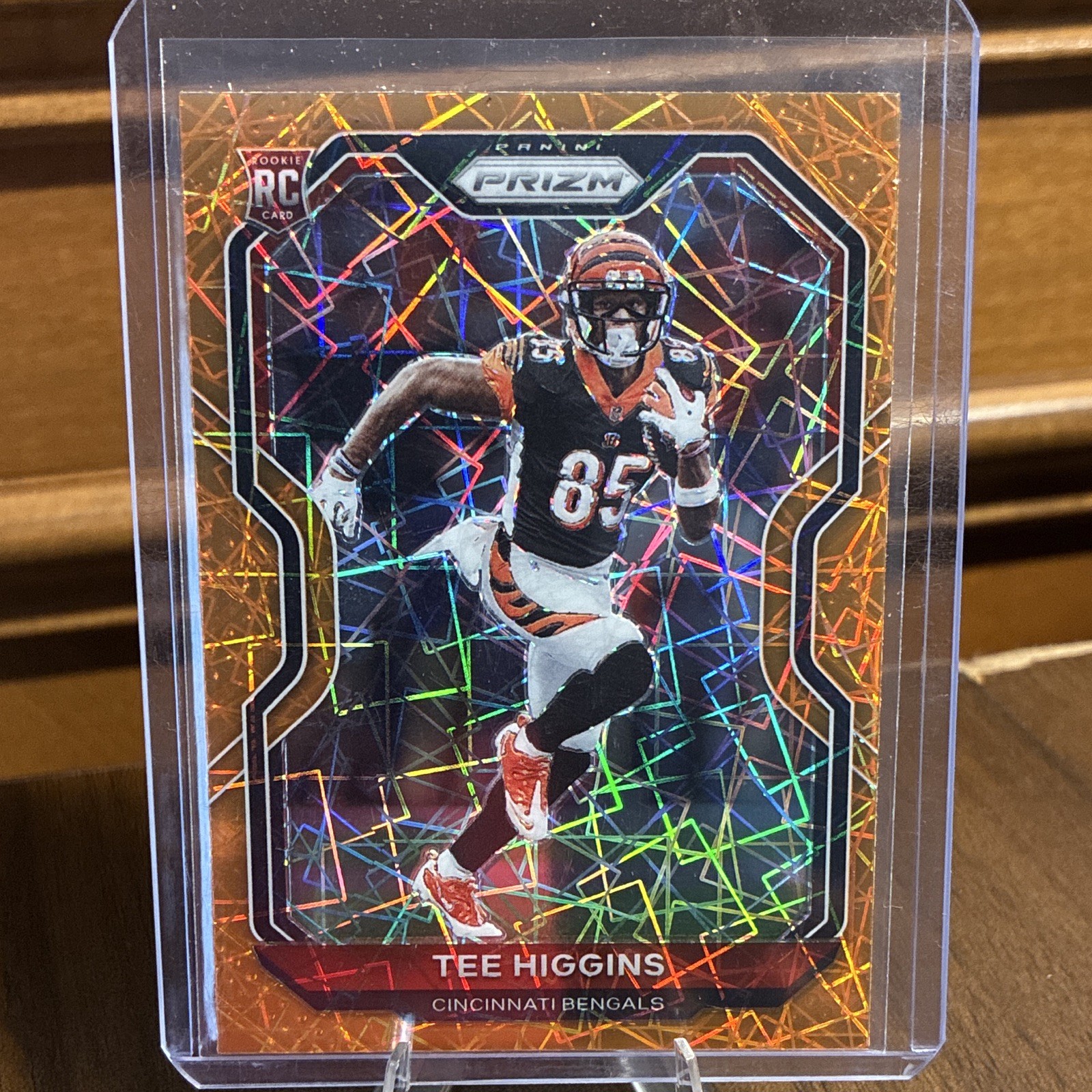 Panini 2020 Prizm Tee Higgins Lazer Prizm Rookie #308 Cincinnati Bengals