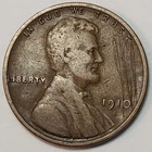 🔑  1910-S Lincoln Wheat Cent 1C, Semi-key Date, Great For Albums - LC-S10F