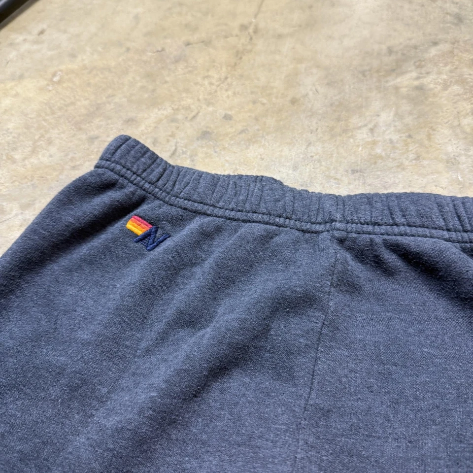 Pantalones deportivos Aviator Nation niños 14 pantalones a rayas arco iris hechos en EE. UU. Vintage retro Foto 2 de 4