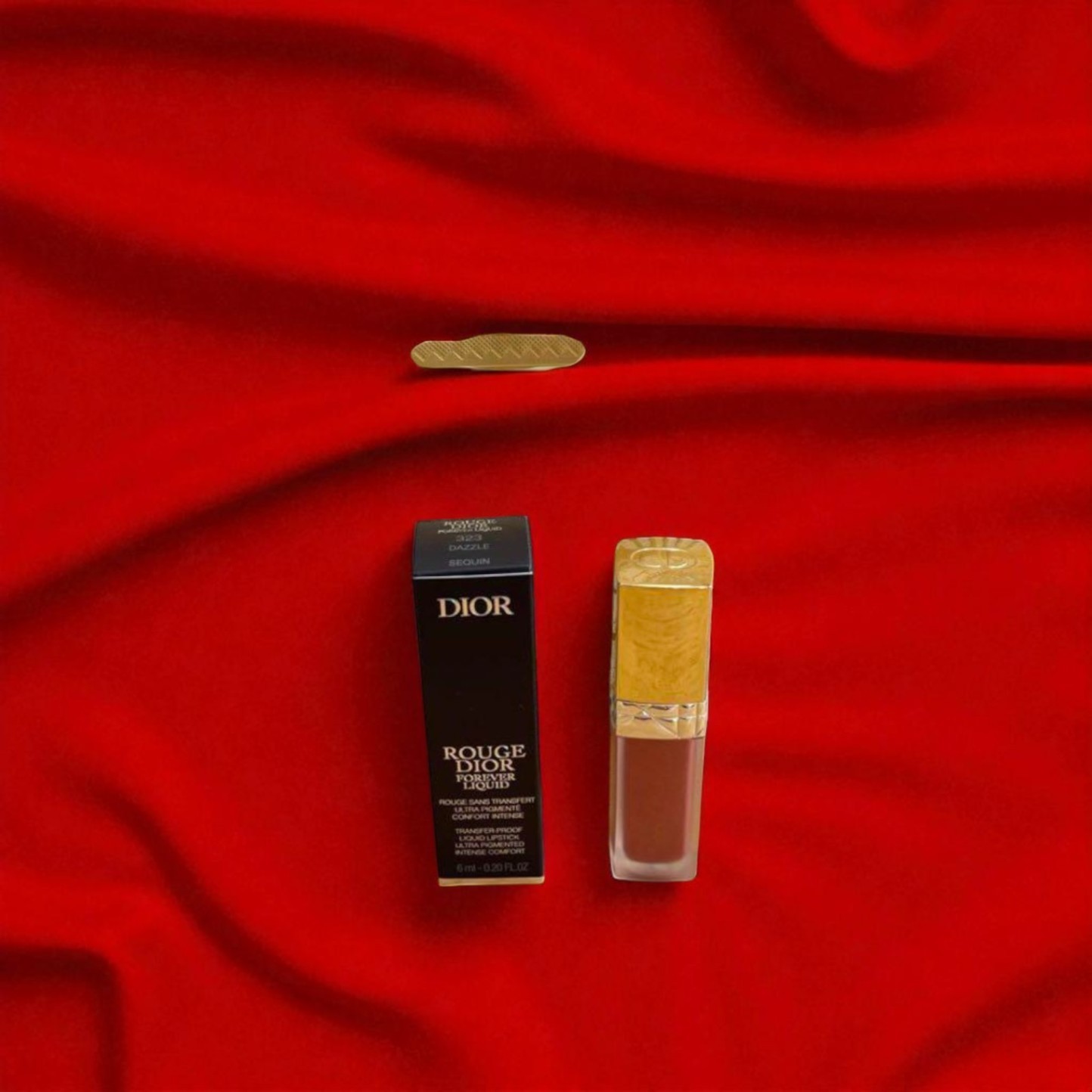 Christian Dior Rouge Forever Liquid Lip Gloss Dazzle No. 323