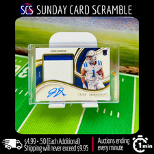 2023 Panini Immaculate RPA SP /99 Josh Downs RC Patch Auto #PP-JDO 🔥🚚