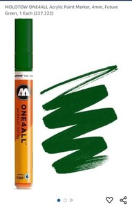 6 Pack Molotow ONE4ALL 227HS Acrylic Paint Marker