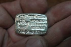 MONARCH PRECIOUS METALS 1oz SILVER 999 FINE HAND POURED BAR #2