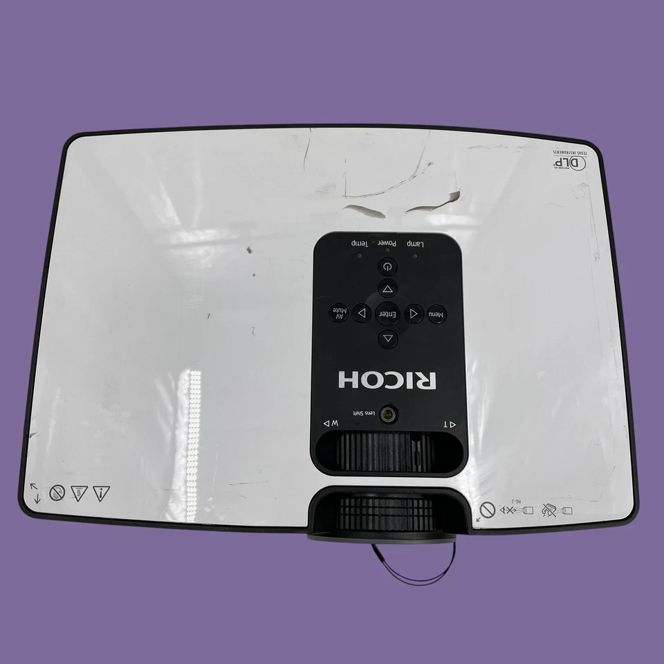 Ricoh PJ Model WX5461 Standard Projector Color Black 10 lamp hours #U5421 (AR) - Image 2 of 4