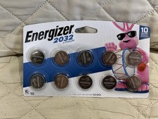 BRAND NEW Energizer 2032 Batteries 10 Pack 3V Lithium Coin Batteries SHIPS FREE