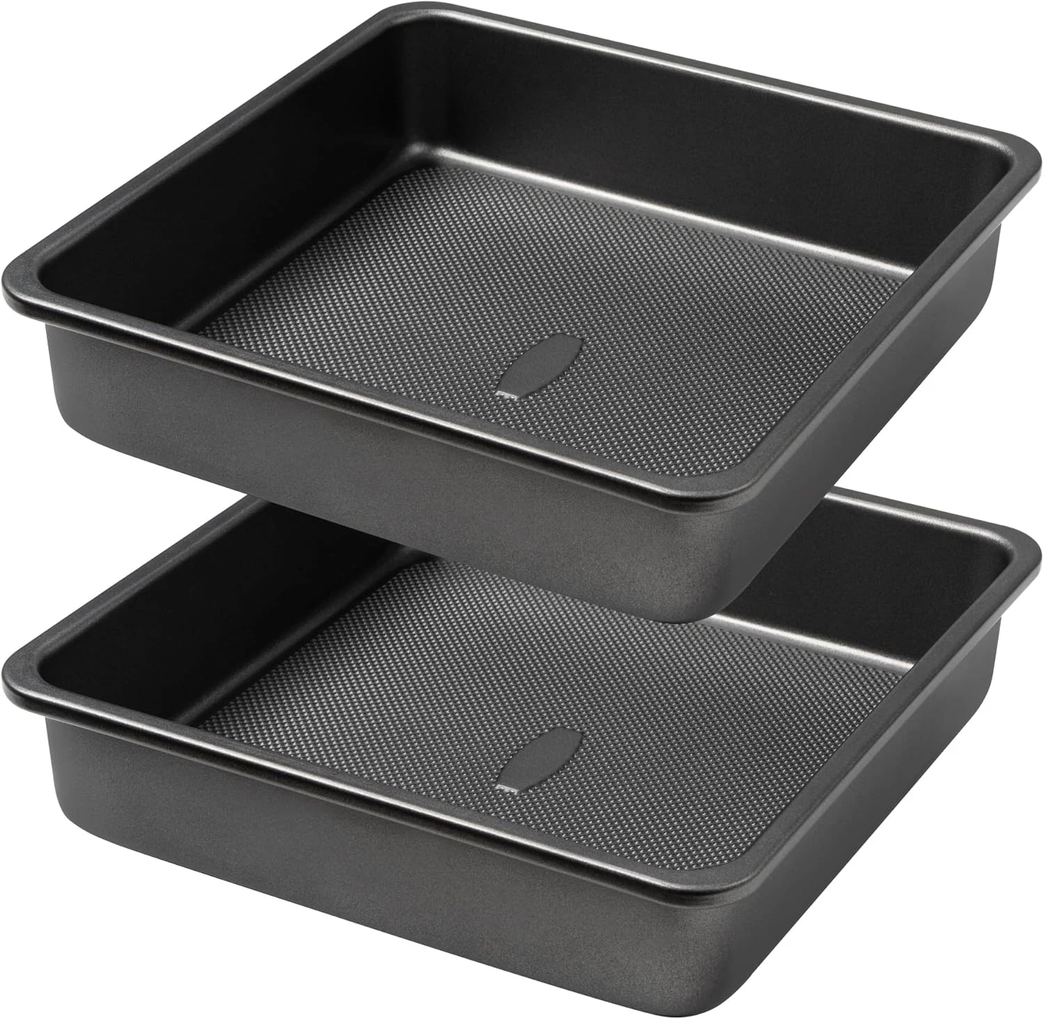 Square Cake Pan, Nonstick Baking Pan for Bread or Brownie, 9X9 Inch Bakeware wit