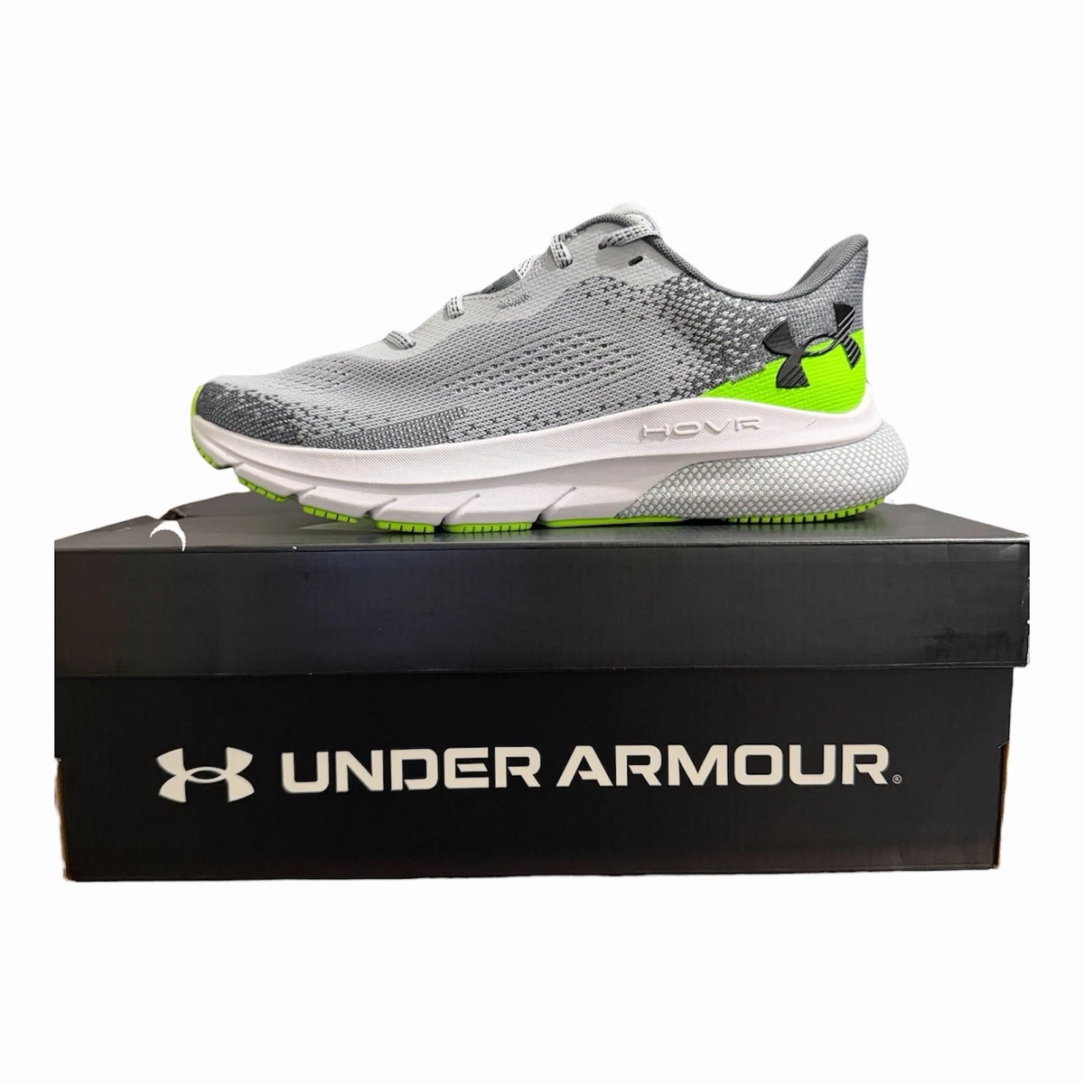Under Armour Men\'s HOVR Turbulence Marble Running‎ Shoes, Green/White Sz 10.5 Under Armour HOVR Turbulence 2 White Green for sale | eBay main image 2