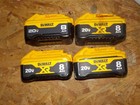 Dewalt 20v Lot 4 8ah batteries for parts/repair # 1302s — photo 3
