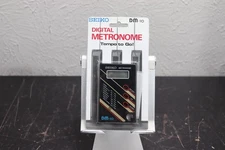 Seiko DM-10 Digital Metronome Black Tempo To Go Compact