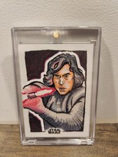 Star Wars Sketch Card – Hand Drawn 1/1 Artist Signed Topps Kylo Ren