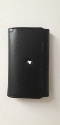 mont blanc key case leather