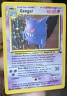 Gengar Holo INSUFFICIENT INK ERROR  5/62 Fossil Pokémon Card 1999 WOTC PSA TCG