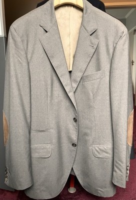 BRUNELLO CUCINELLI Sakko - Grau - Gr. 54 - NP ca   2.500
