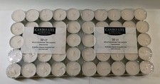 CANDLE-LITE 2x 50 Count Tea Lights 100 Candles