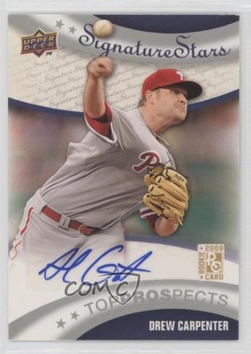 2009 Signature Stars Top Prospects Andrew Carpenter Drew #184 Rookie Auto RC n1u