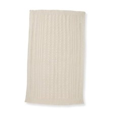 Infant Blanket, Cable Knit, Made with 100 Soft Breathable Organic Cotton, Oat