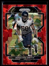 2021 Panini Prizm Football Red Cracked Ice #164 Roquan Smith