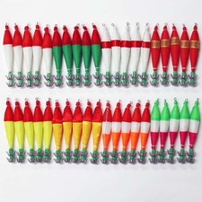 2.5 Size Floating Squid Jigs 40 pcs Popular 8 Colors Luxury Popular Set for