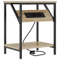 Nachttisch Sonoma-Eiche 38X30X48 Cm Holzwerkstoff Beistelltisch